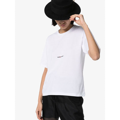 Saint Laurent logo print T-shirt