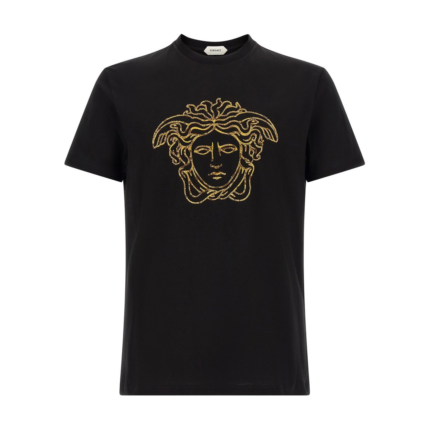 Versace Black Cotton T-Shirt
