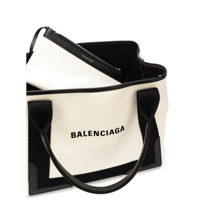 Balenciaga canvas tote with removable pouch