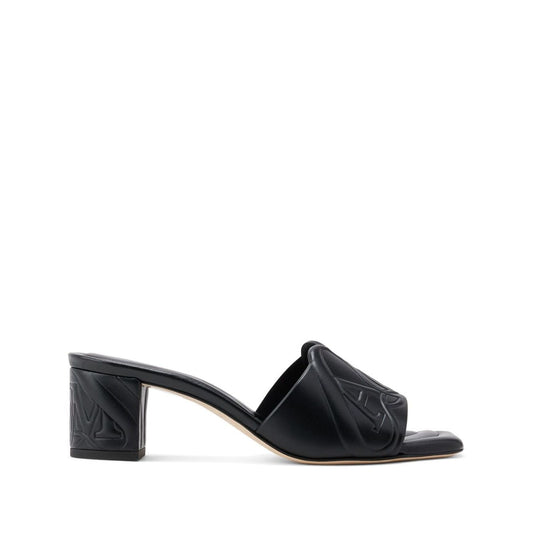 Alexander McQueen seal leather mules