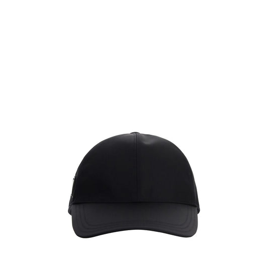 Prada Black Recycled Polyamide Cap (Baseball Hat)