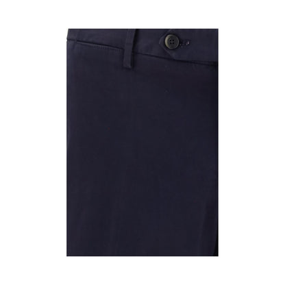 PT Torino Blue Elastane Casual Pants