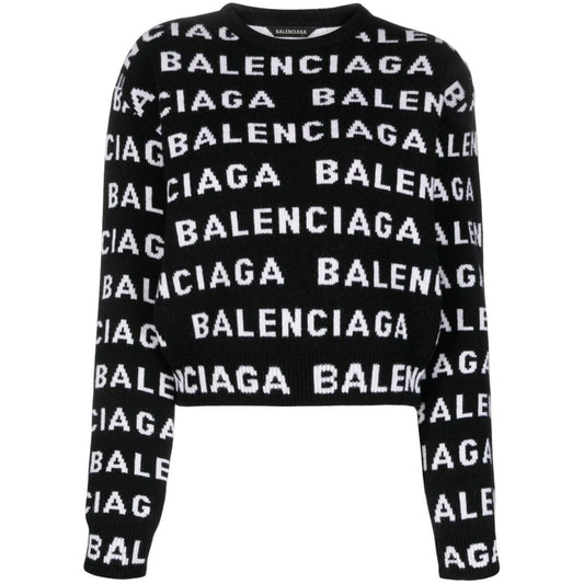 Balenciaga Logo wool sweater