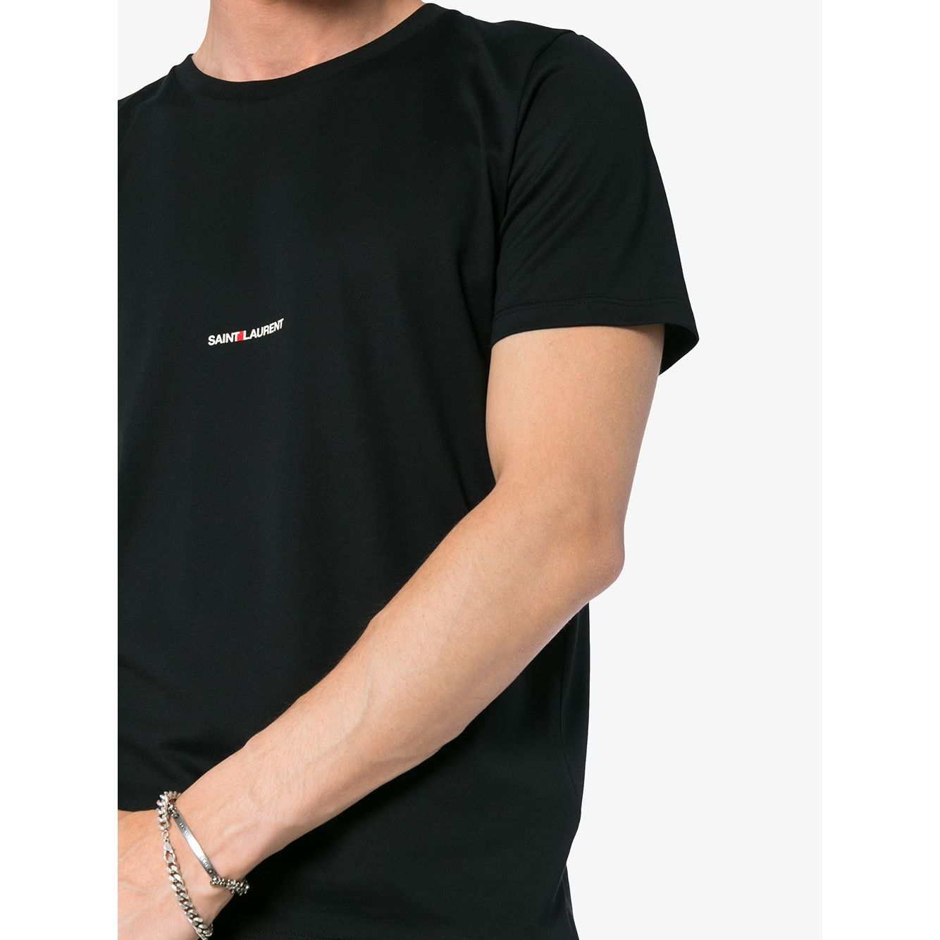 Saint Laurent logo print T-shirt