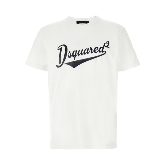 Dsquared² White Cotton T-Shirt