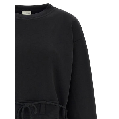 Dries Van Noten Black Cotton Sweatshirt