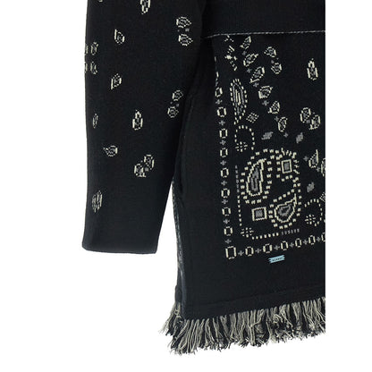 Alanui Black Cashmere Cardigan