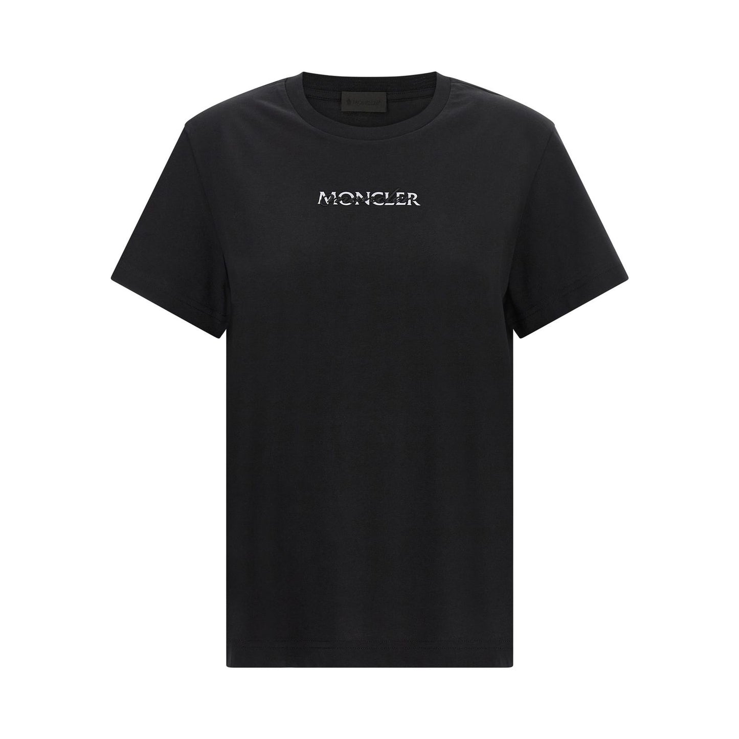Moncler Black Cotton T-Shirt