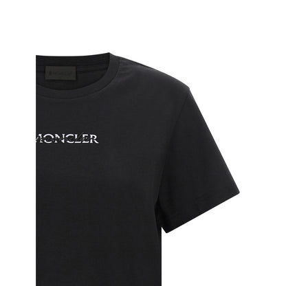 Moncler Black Cotton T-Shirt