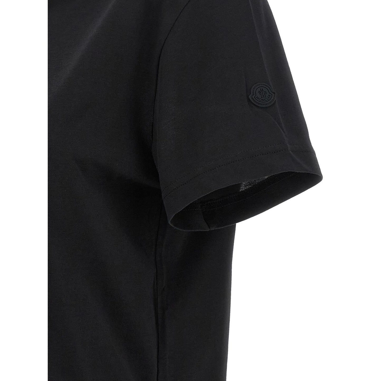 Moncler Black Cotton T-Shirt