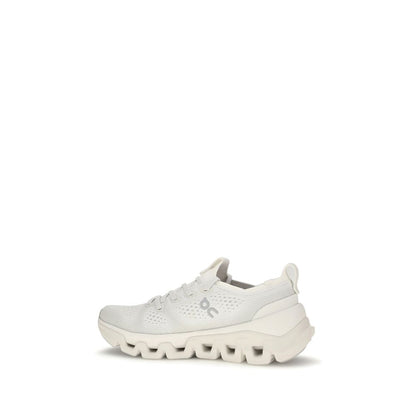 ON White Fabric Athletic Sneakers