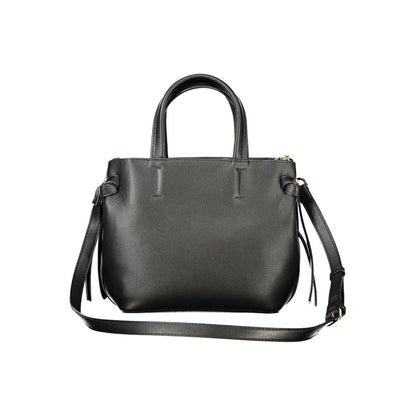 Mario Valentino Black Polyurethane Women's Bag
