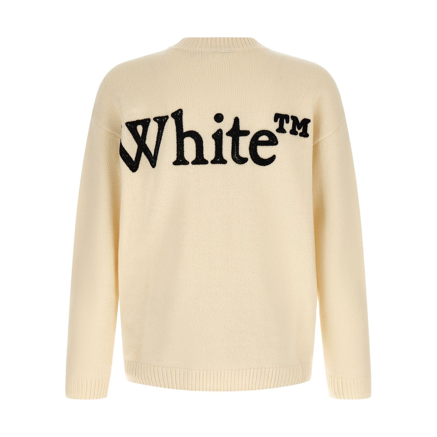 Off-White White Wool Cardigan