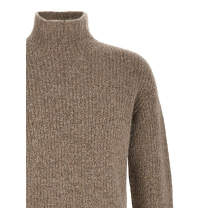 Roberto Collina Beige Cotton Cardigan
