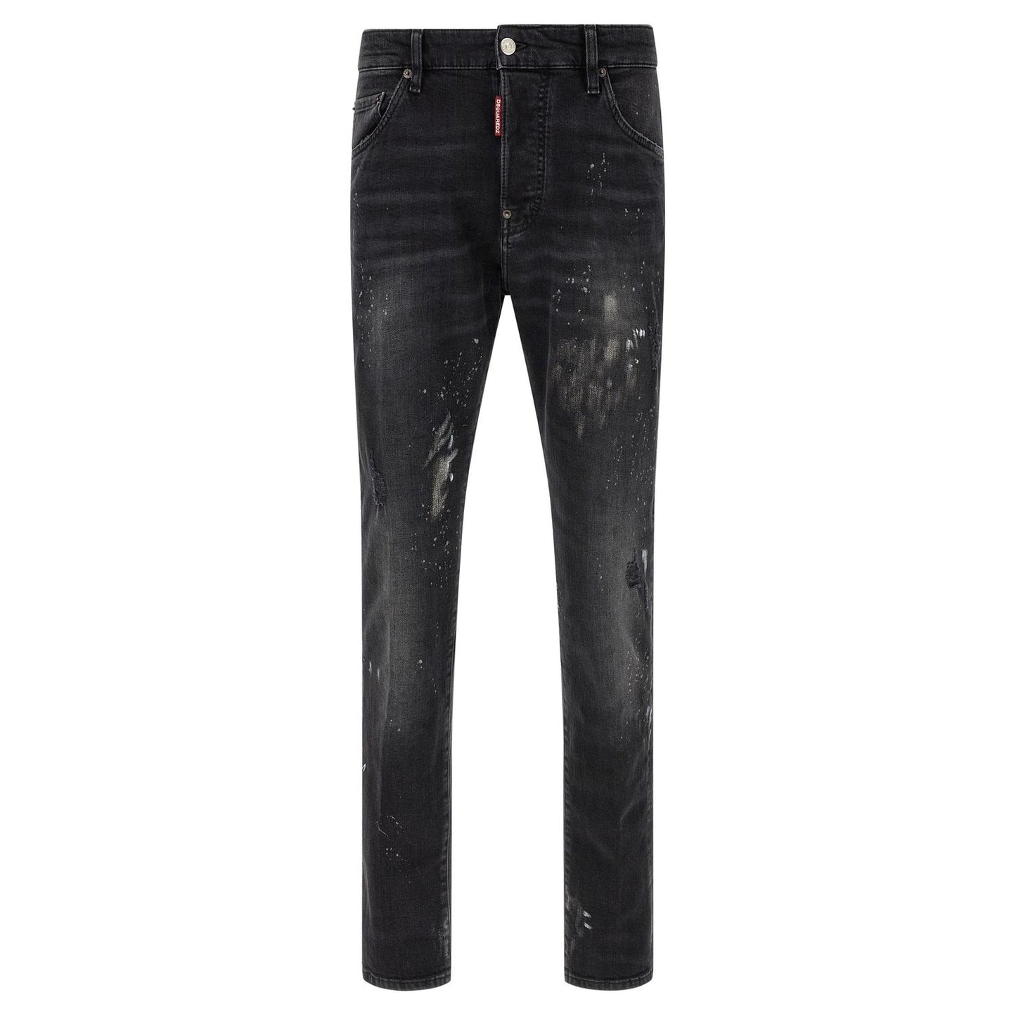 Dsquared² Black Cotton Slim Fit Jeans