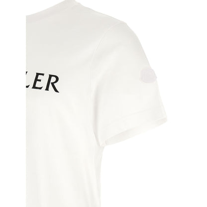 Moncler White Cotton T-Shirt