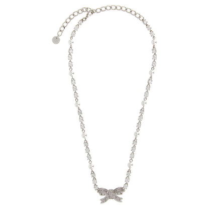 Self-Portrait Silver Brass Necklace