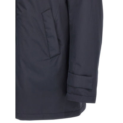 Herno Blue Polyester Parka