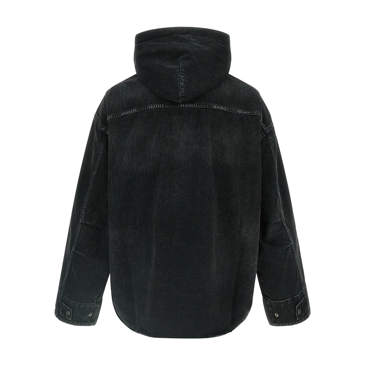 Balenciaga Black Cotton Denim Jacket