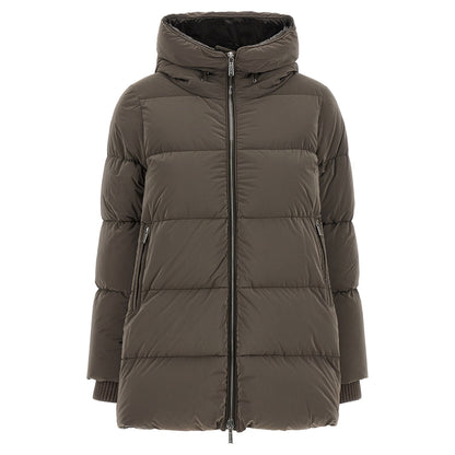 MooRER Brown Wool Full-Length Jacket