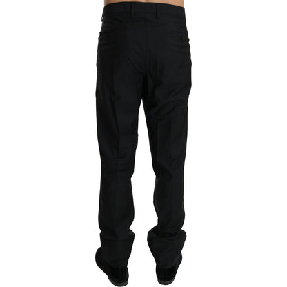 Dolce & Gabbana Black Dress Formal Trouser Men Wool Pants Jeans & Pants