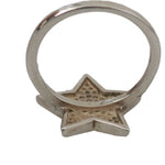 Nialaya Chic Silver CZ Crystal Women's Statement Ring Ring Nialaya Light Slate Gray