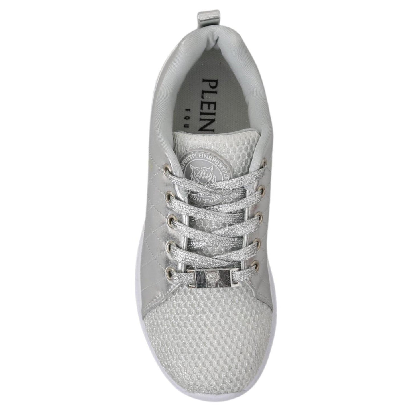 Philipp Plein Gisella Silver Polyester Sneakers Shoes WOMAN SNEAKERS
