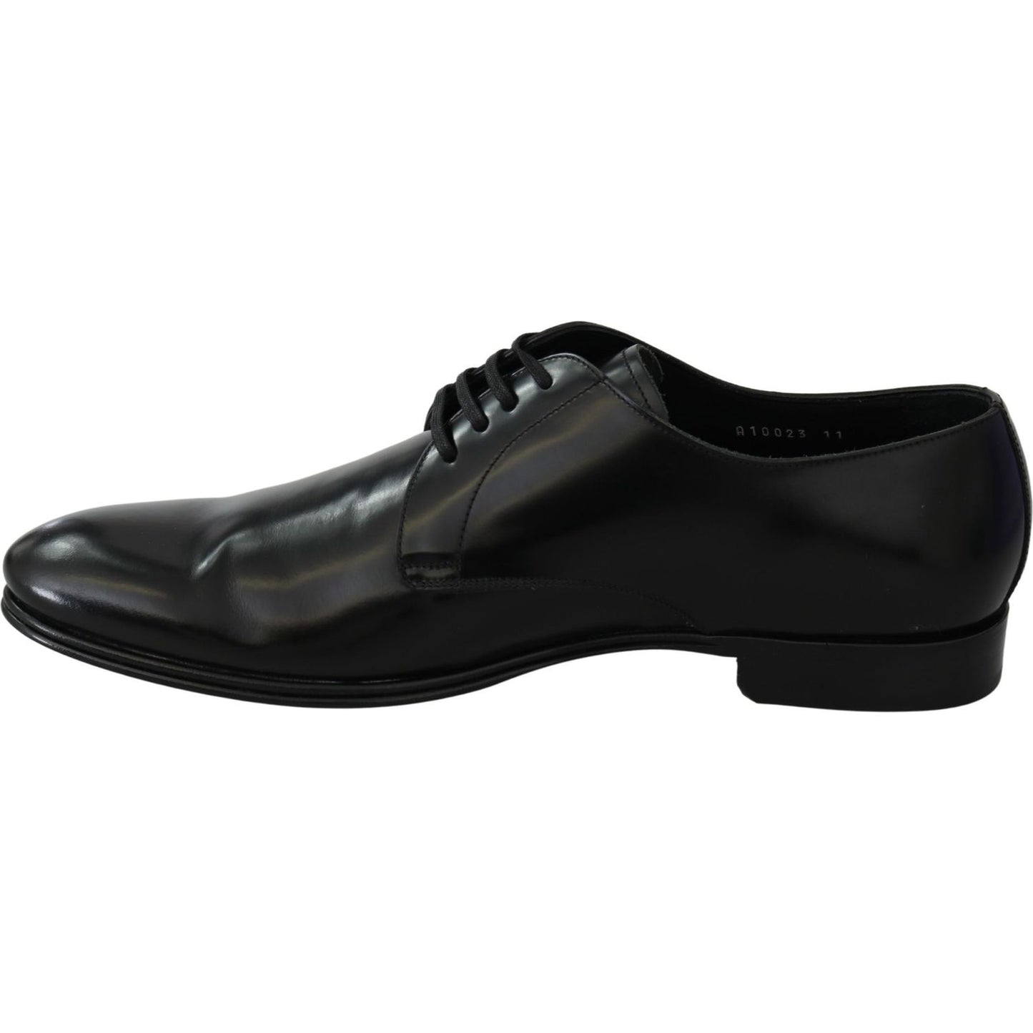 Dolce & Gabbana Derby Napoli Black Leather Dress Formal Shoes