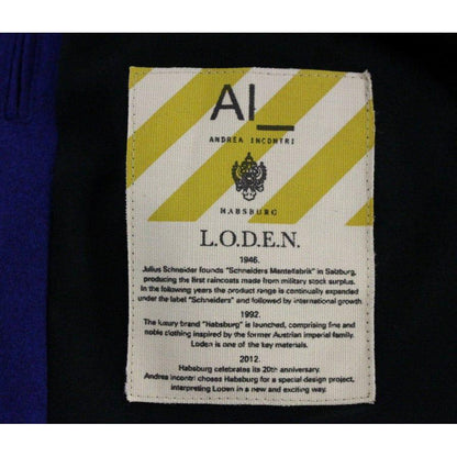 Andrea Incontri Habsburg Blue Green Wool Jacket Coat Coats & Jackets