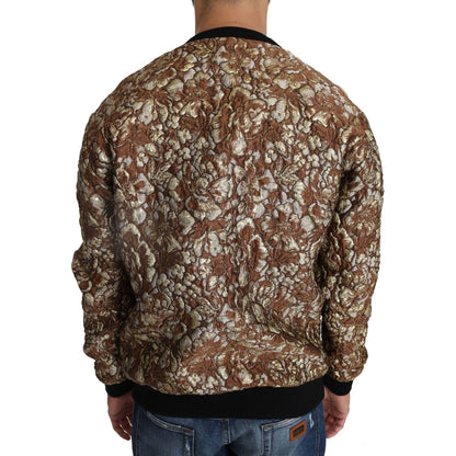 Dolce & Gabbana Multicolor MAMBO Jacquard Pineapple Pullover Sweater