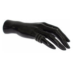 Nialaya Chic Black Crystal Sterling Silver Ring Ring Nialaya Dark Slate Gray
