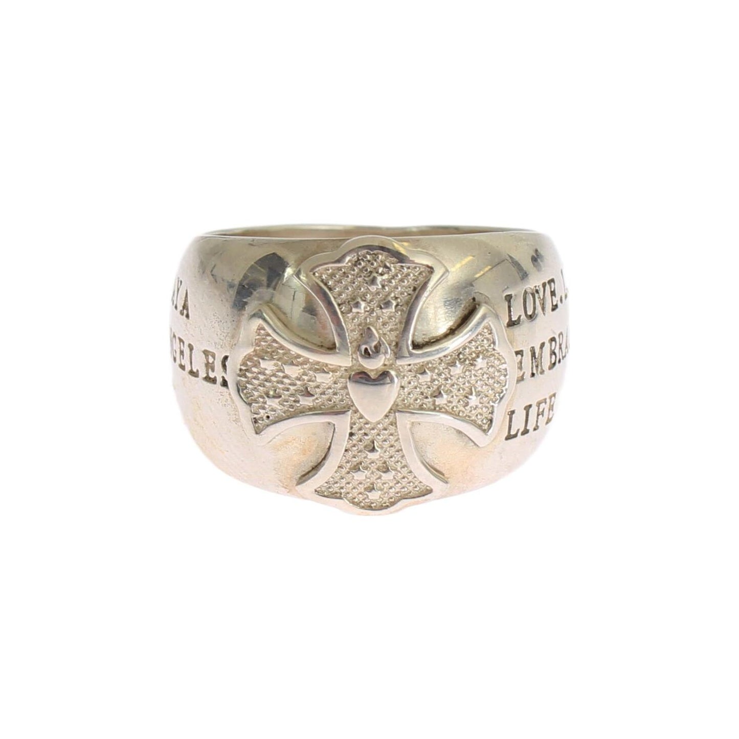 Nialaya Silver Cross Womens 925 Sterling Ring Ring
