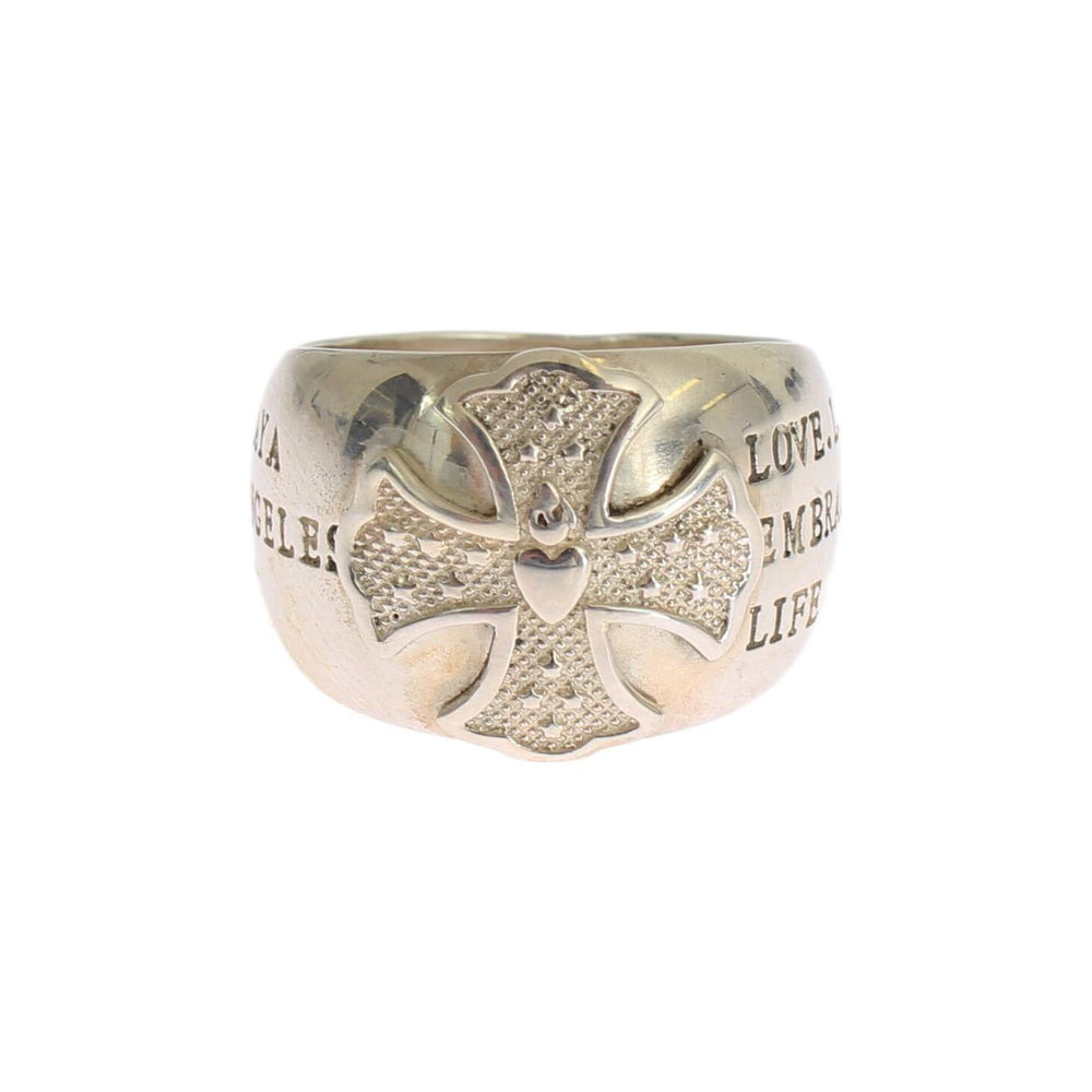 Nialaya Elegant Sterling Silver Statement Ring Ring Nialaya Gray