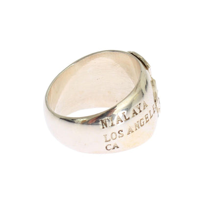 Nialaya Silver Cross Womens 925 Sterling Ring Ring