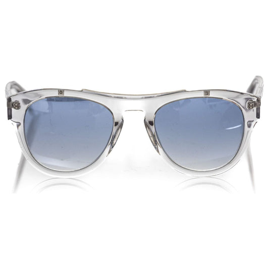 Frankie Morello White Acetate Men's Sunglass