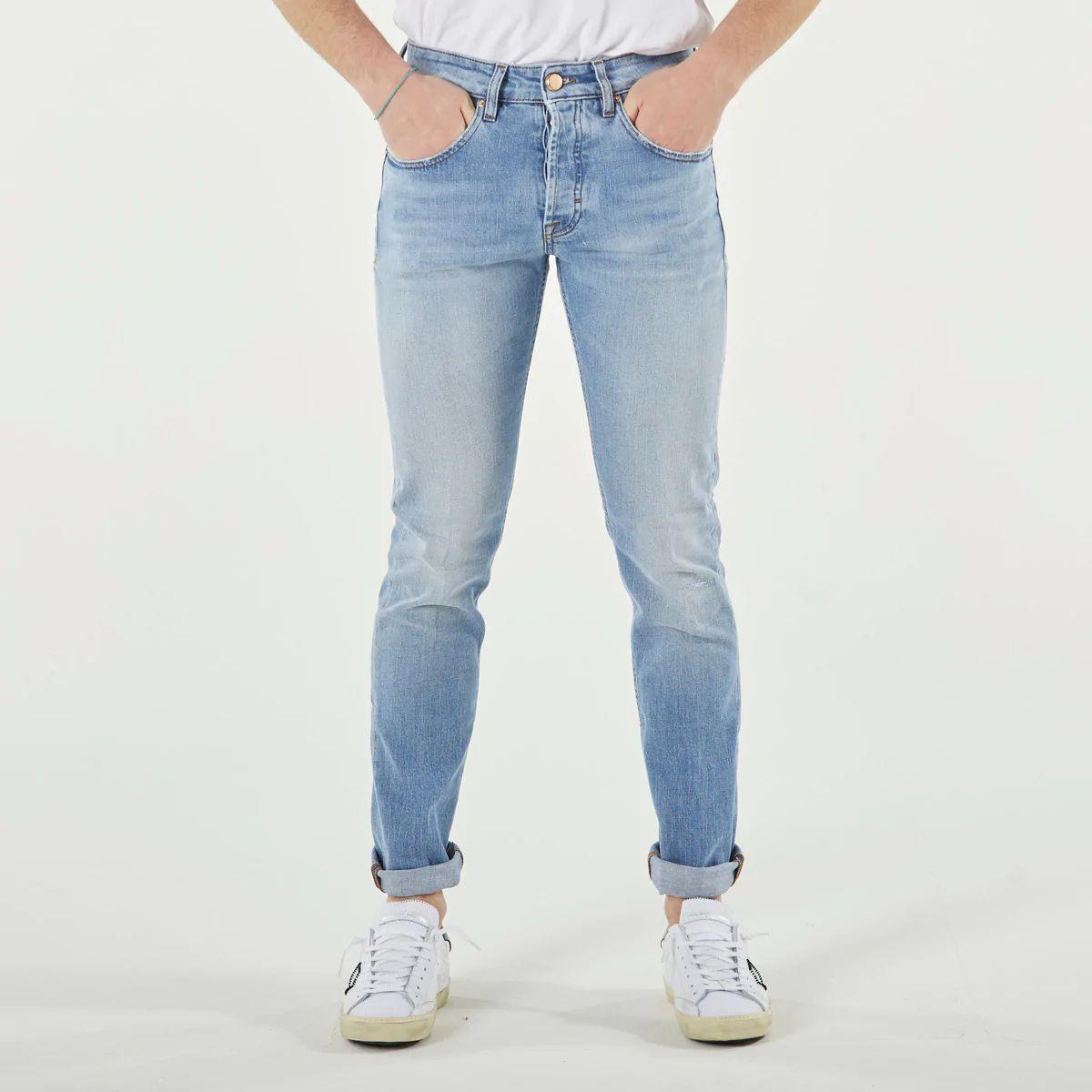 Don The Fuller Blue Cotton Jeans Denim