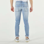 Don The Fuller Light Blue Cotton Men Jeans DO-6930-W33