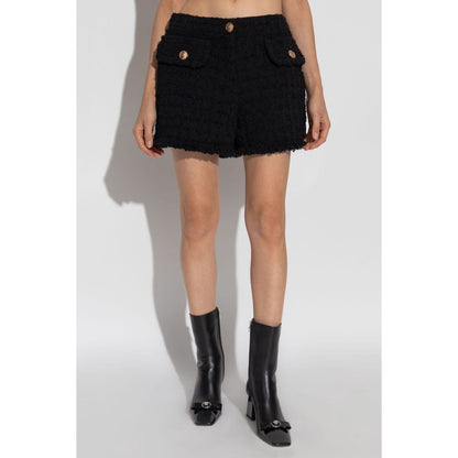 Versace Heritage tweed mini shorts