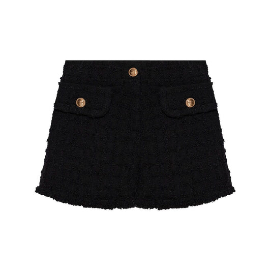 Versace Heritage tweed mini shorts