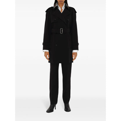 Burberry detachable-collar trench coat