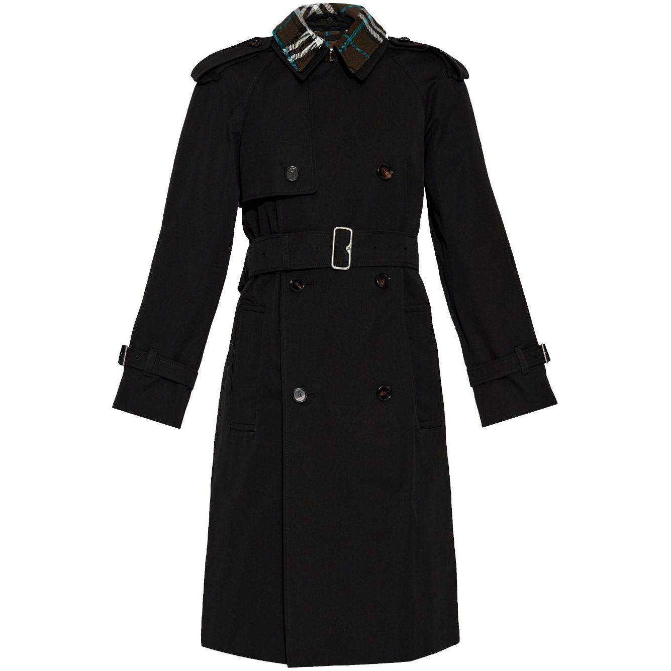 Burberry detachable-collar trench coat
