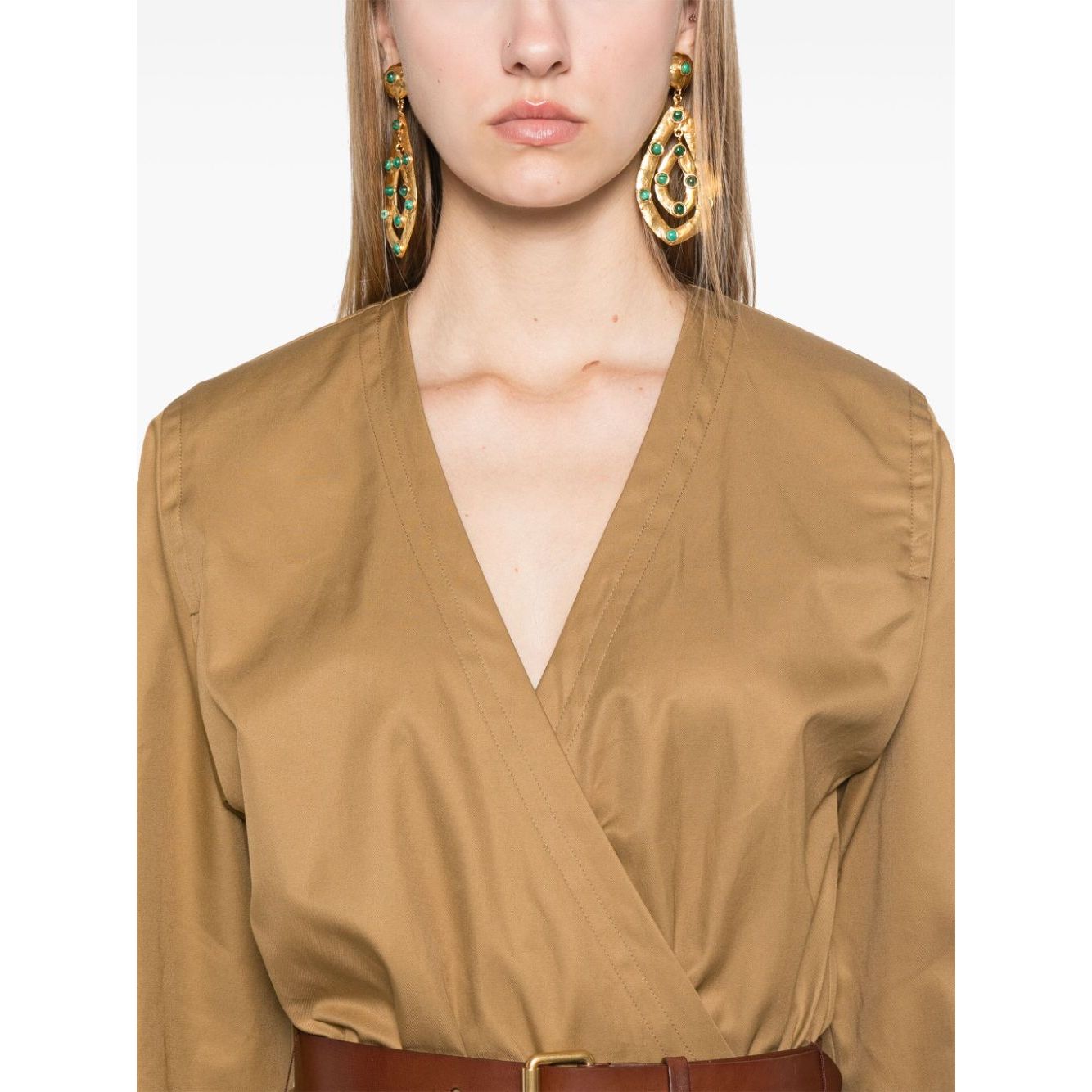 Saint Laurent belted dress