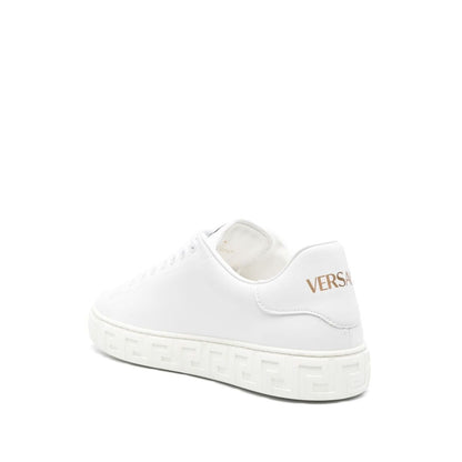 Versace greca faux leather sneakers