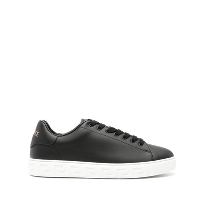 Versace greca faux leather sneakers