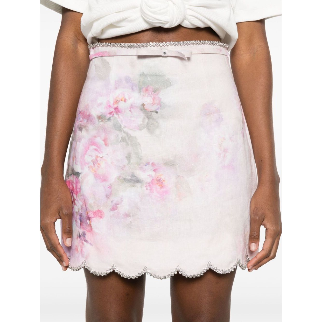 Zimmermann Crush Mini Skirt