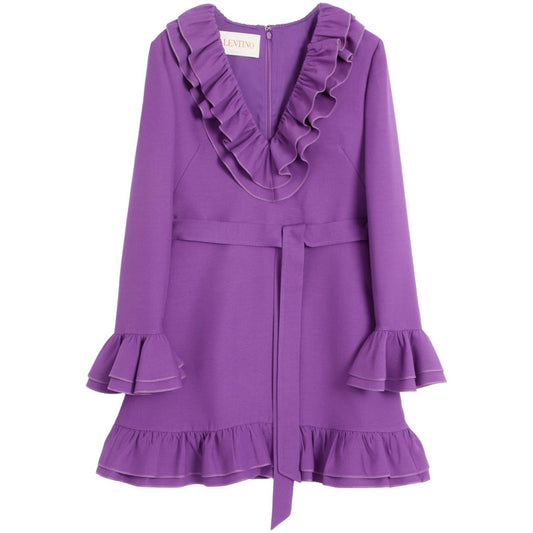 Valentino Crepe couture mini dress