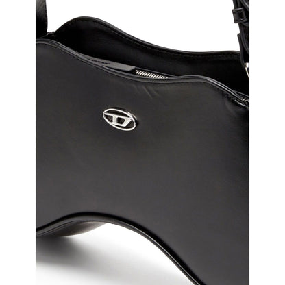 Diesel Play-Semi-gloss leather shoulder bag