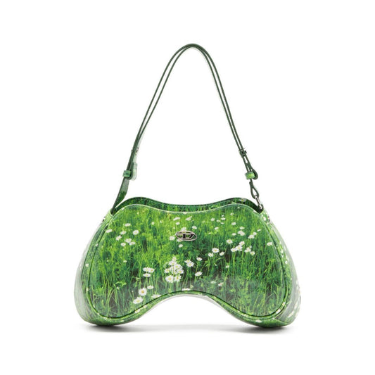 Diesel Play-Glossy shoulder bag with print X10201P6019HA768-P25