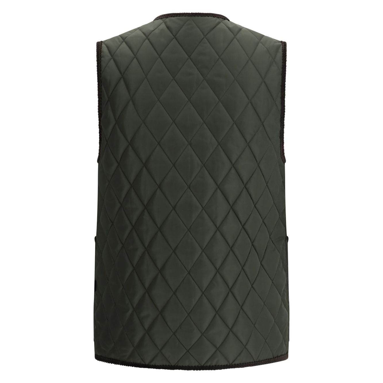 Burberry diamond-quilted sleeveless jacket