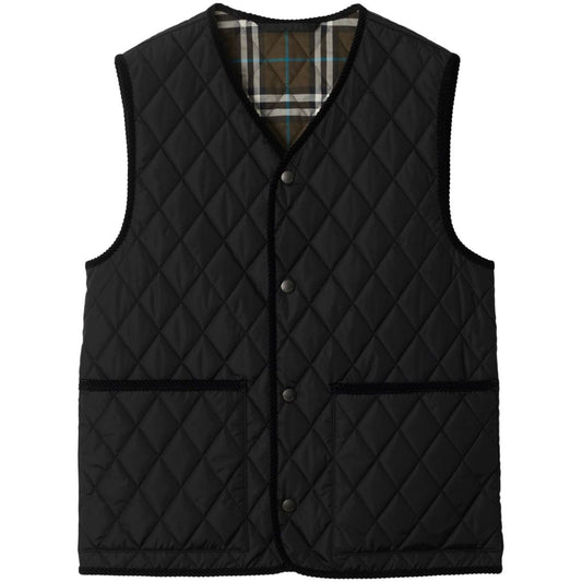 Burberry Nylon quilted sleeveless jacket